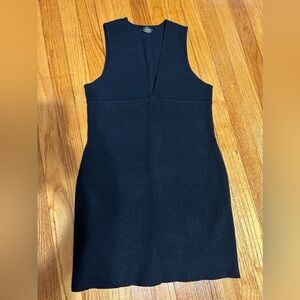 House of Harlow 1960 Luxe Essentials Ribbed Knit V-Neck Mini Dress Size Large